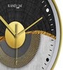 Multicolour Modern Plastic Stylish Non Ticking Silent Analog Wall Clock -12 inch