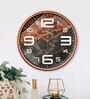 Multicolour Modern Plastic Stylish Non Ticking Silent Analog Wall Clock -12 inch