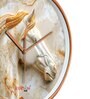 Multicolour Modern Plastic Stylish Non Ticking Silent Analog Wall Clock -12 inch