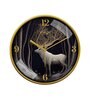 Multicolour Modern Plastic Stylish Non Ticking Silent Analog Wall Clock -12 inch