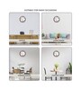 Multicolour Modern Plastic Stylish Non Ticking Silent Analog Wall Clock -12 inch