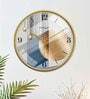 Multicolour Modern Plastic Stylish Non Ticking Silent Analog Wall Clock -12 inch