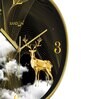 Multicolour Modern Plastic Stylish Non Ticking Silent Analog Wall Clock -12 inch
