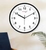 Multicolour Modern Plastic Stylish Non Ticking Silent Analog Wall Clock -12 inch