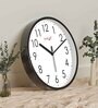 Multicolour Modern Plastic Stylish Non Ticking Silent Analog Wall Clock -12 inch