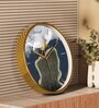 Multicolour Modern Plastic Stylish Non Ticking Silent Analog Wall Clock -12 inch