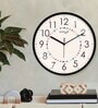 Multicolour Modern Plastic Stylish Non Ticking Silent Analog Wall Clock -12 inch