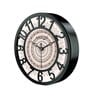 Multicolour Modern Plastic Stylish Non Ticking Silent Analog Wall Clock -8 Inch