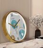 Multicolour Modern Plastic Stylish Non Ticking Silent Analog Wall Clock -12 inch