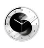 Multicolour Modern Plastic Stylish Non Ticking Silent Analog Wall Clock -12 inch