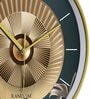 Multicolour Modern Plastic Stylish Non Ticking Silent Analog Wall Clock -12 inch