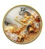 Multicolour Modern Plastic Stylish Non Ticking Silent Analog Wall Clock -12 inch