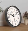 Multicolour Modern Plastic Stylish Non Ticking Silent Analog Wall Clock -12 inch