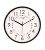 Multicolour Modern Plastic Stylish Non Ticking Silent Analog Wall Clock -12 inch