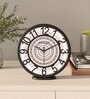 Multicolour Modern Plastic Stylish Non Ticking Silent Analog Wall Clock -8 Inch