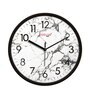 Multicolour Modern Plastic Stylish Non Ticking Silent Analog Wall Clock -12 inch