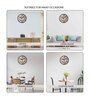 Multicolour Modern Plastic Stylish Non Ticking Silent Analog Wall Clock -12 inch