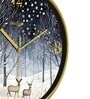 Multicolour Modern Plastic Stylish Non Ticking Silent Analog Wall Clock -12 inch