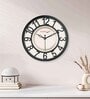 Multicolour Modern Plastic Stylish Non Ticking Silent Analog Wall Clock -8 Inch