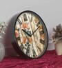 Multicolour Modern Plastic Stylish Non Ticking Silent Analog Wall Clock -12 inch