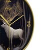 Multicolour Modern Plastic Stylish Non Ticking Silent Analog Wall Clock -12 inch
