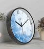 Multicolour Modern Plastic Stylish Non Ticking Silent Analog Wall Clock -12 inch