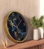 Multicolour Modern Plastic Stylish Non Ticking Silent Analog Wall Clock -12 inch