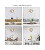 Multicolour Modern Plastic Stylish Non Ticking Silent Analog Wall Clock -12 inch