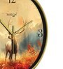 Multicolour Modern Plastic Stylish Non Ticking Silent Analog Wall Clock -12 inch