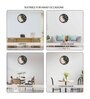 Multicolour Modern Plastic Stylish Non Ticking Silent Analog Wall Clock -12 inch
