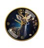 Multicolour Modern Plastic Stylish Non Ticking Silent Analog Wall Clock -12 inch