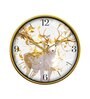Multicolour Modern Plastic Stylish Non Ticking Silent Analog Wall Clock -12 inch