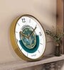 Multicolour Modern Plastic Stylish Non Ticking Silent Analog Wall Clock -12 inch
