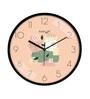 Multicolour Modern Plastic Stylish Non Ticking Silent Analog Wall Clock -12 inch