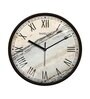 Multicolour Modern Plastic Stylish Non Ticking Silent Analog Wall Clock -12 inch