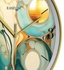 Multicolour Modern Plastic Stylish Non Ticking Silent Analog Wall Clock -12 inch