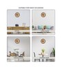 Multicolour Modern Plastic Stylish Non Ticking Silent Analog Wall Clock -12 inch