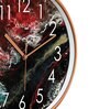 Multicolour Modern Plastic Stylish Non Ticking Silent Analog Wall Clock -12 inch
