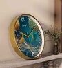 Multicolour Modern Plastic Stylish Non Ticking Silent Analog Wall Clock -12 inch
