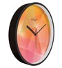Multicolour Modern Plastic Stylish Non Ticking Silent Analog Wall Clock -12 inch