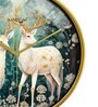 Multicolour Modern Plastic Stylish Non Ticking Silent Analog Wall Clock -12 inch