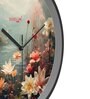 Multicolour Modern Plastic Stylish Non Ticking Silent Analog Wall Clock -12 inch