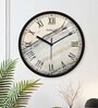 Multicolour Modern Plastic Stylish Non Ticking Silent Analog Wall Clock -12 inch