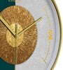 Multicolour Modern Plastic Stylish Non Ticking Silent Analog Wall Clock -12 inch