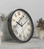 Multicolour Modern Plastic Stylish Non Ticking Silent Analog Wall Clock -12 inch