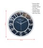8 Inch Modern Stylish Non Ticking Silent Analog Wall Cum Table Clock