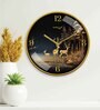 Multicolour Modern Plastic Stylish Non Ticking Silent Analog Wall Clock -12 inch