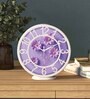 Multicolour Modern Plastic Stylish Non Ticking Silent Analog Wall Clock -8 Inch