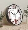 Multicolour Modern Plastic Stylish Non Ticking Silent Analog Wall Clock -12 inch