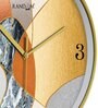 Multicolour Modern Plastic Stylish Non Ticking Silent Analog Wall Clock -12 inch